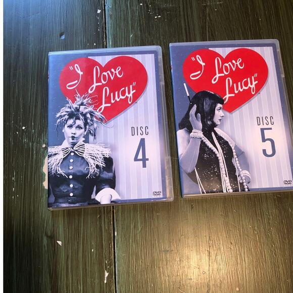I Love Lucy Discs/DVDs 4 & 5 from the 3rd Season - great condition! - Picture 1 of 4